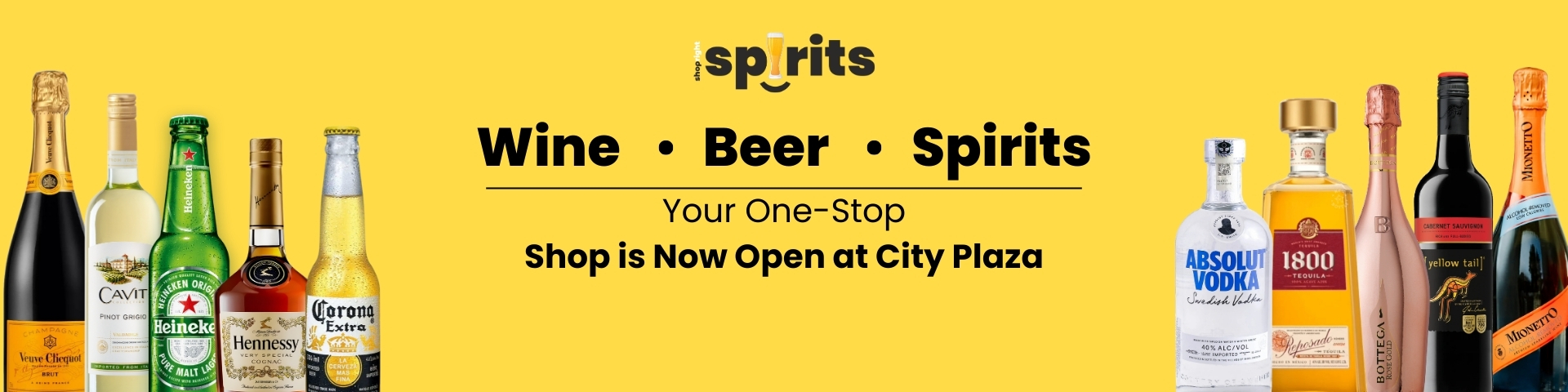 Wine, Beer & Spirits: Your One-Stop Shop is Now Open at City Plaza